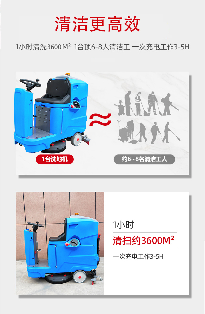 聊城驾驶式洗地机更适合用在高铁站
